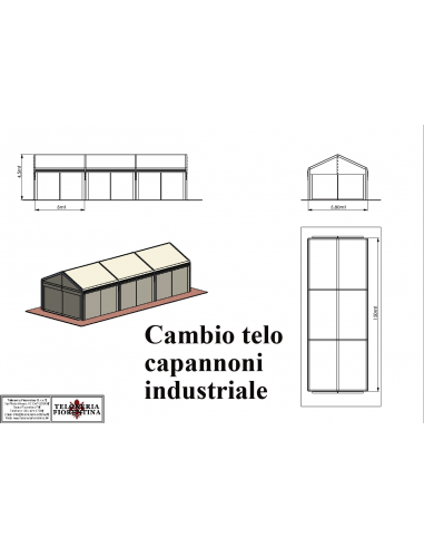 Telo Tetto Capannone Ogiva