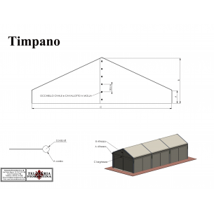 Telo Timpano Capannone modulare 2