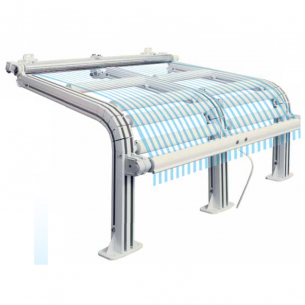 Tenda a guide con barra quadra portante S/93 UBQ