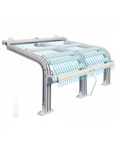 Tenda a guide con barra quadra portante S/93 UBQ