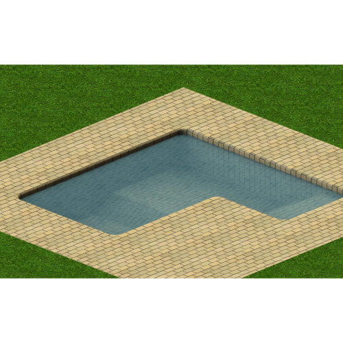 Telo copripiscina P.V.C. GR² 600 su misura