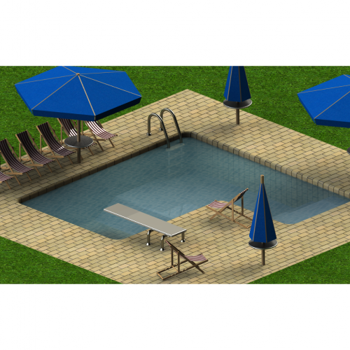 Telo copripiscina P.V.C. GR² 600 su misura