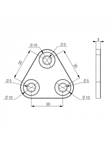 Contropiastra  Nylon 3F