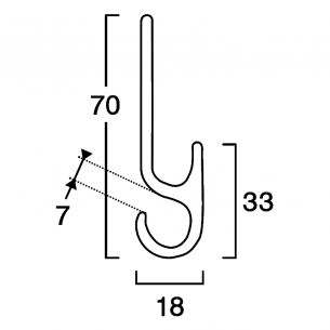 Profilo tensione telo nl ml.3 - Alluminio 2