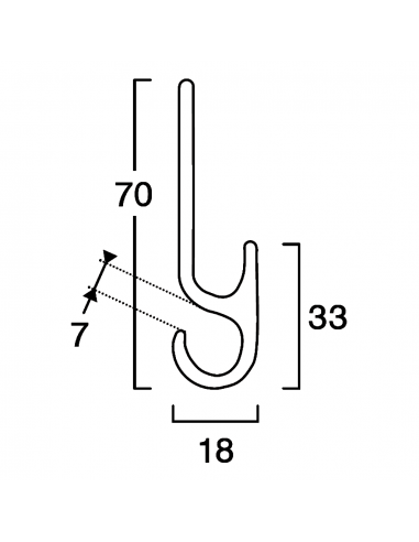 Profilo tensione telo nl ml.3 - Alluminio