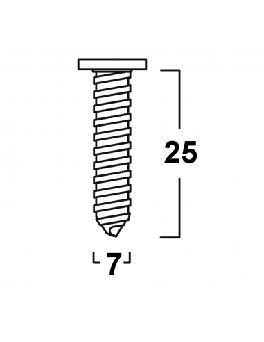 Chiusura minax vite - 10pz