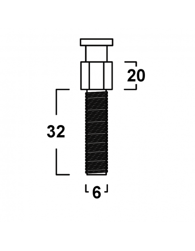 Chiusura minax bullone - 10pz