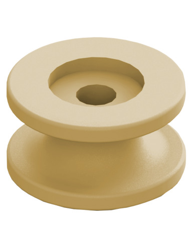 Gancio tondo Nylon per corda elastica
