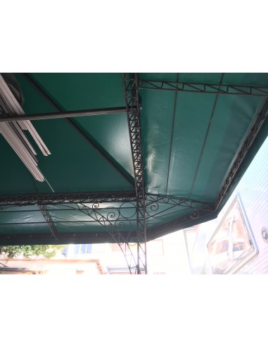 Telo P.V.C. copertura 650 Gr²HR certificato ignifugo autoestinguente CL.2