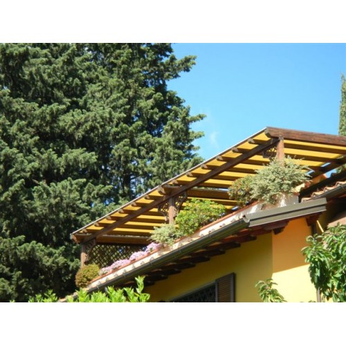 Telo P.V.C. copertura 650 Gr²HR certificato ignifugo autoestinguente CL.2