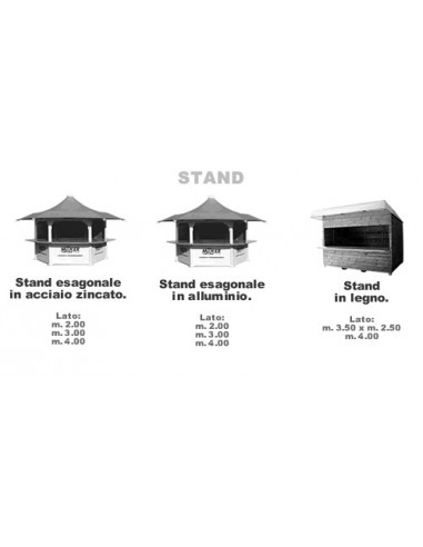 Gazebo commerciale - Stand