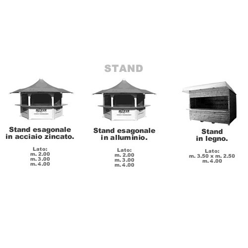 Gazebo commerciale - Stand