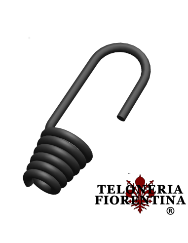 Gancio corda elastica Ø8